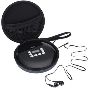 Lecteur Portable Étui de rangement de voyage rigide pour lecteur CD personnel, CD, casque, câble USB et câble AUX1