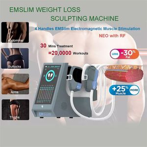 Portable HIEMT Minceur Machine Stimulation Musculaire EMSLIM Neo RF Fitness Électromagnétique Fat Burn Hanche Lifting Équipement De Réduction De La Cellulite