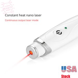Masseur Facial électrique pour les yeux au Laser, Anti-âge, rides, cernes, élimine la chaleur de levage