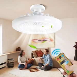 Portable Lamp Home Ceiling Fan Light For Living Room Bedroom Muted All-in-one