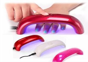 Séchoir à ongles à lampe à LED portable mini-ongle arc-en-ciel en forme de durcissement 9W pour le gel UV POLOSION Works2067181