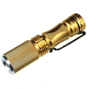 mini lampes de poche portables torches XPE Q5 LED 7w Vente en gros Mini lampe de poche Étanche Mise au point réglable tactique Zoom Spotligh lanterne Troch Lampe Alkingline