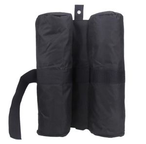 Tente de camping extérieure portable Sac de sable à sable Fixage des jambes Sac de fixation pour les pieds de tente à canopée pop-up sac de sable pratique Black6910013