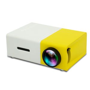 Projecteurs portables YG300 LED 400-600LM 3.5mm Audio 320 x 240 pixels YG-300 USB Mini projecteur lecteur multimédia maison