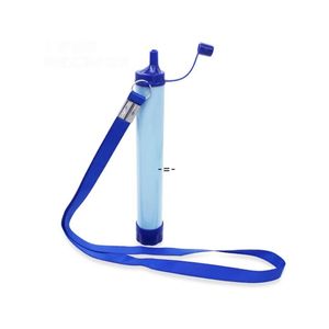 Purificador portátil Filtro de agua de paja Artículos diversos Kit de supervivencia Limpiador personal de emergencia para exteriores RRD13582