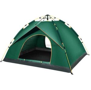 Portable Quick Open Double Person Folding Tente automatique abris randonnée en plein air voyage Tentes Sun Shelter Beach Shades plié Canopy Tent drop ship