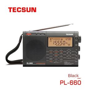 Portable S ers Tecsun PL 660 Radio pleine bande haute sensibilité numérique Tuner passionné Desheng PL660 231206