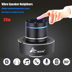 Portable Sers Adin 26w Vibro Bluetooth Ser sans fil musique barre de son basse caisson de basses colonne voisine Mini Vibration 230908