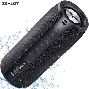 Portable Sers ZEALOT S51 Powerful Bluetooth Ser Bass Wireless Subwoofer Waterproof Sound Box Support TF TWS USB Flash Drive 230908