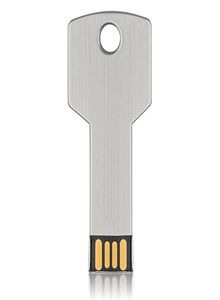 Llave de metal plateado portátil 32 GB USB 20 unidades flash 32 gb Flash Pen Drive Almacenamiento de pulgar Suficiente Memory Stick para PC Laptop Macbook T7072860