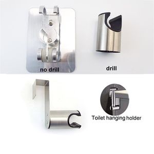 Siltable Silver Auto-nettoyage Handheld Toilet Bidet pulpleer douche robinet kit Abs Hand Head For WC Bathroom Tools Head B4