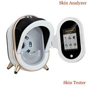 Máquina analizadora Facial de piel portátil, sistema de diagnóstico, cámara Facial de quinta generación, equipo de salón de belleza, prueba Facial, electrónica de piel