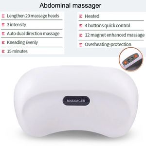 Équipement mince portable Masseur abdominal Pétrir l'instrument de l'abdomen Outil de massage par vibration électrique Physiothérapie Chauffage Brûlant les graisses Minceur 231120