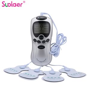 Portable Slim Equipment Health Care Machine de thérapie numérique Écran LCD Full Body 4 Pads Massager Acupuncture Neck Electric TENS EMS 230512