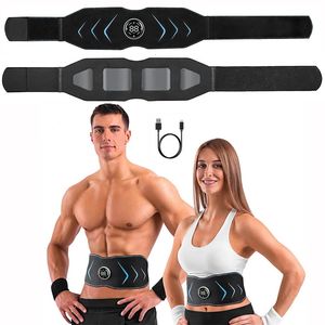 Équipement mince portable Stimulateur musculaire EMS Ceinture abdominale Abs Trainer Tactile Écran LCD Home Gym Fitness Training Ventre Perte de poids Corps Minceur 231122