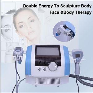 Máquina portátil para adelgazar, 2 asas, Exili Ultra 360, adelgazante corporal, estiramiento facial ultrasónico Rf, antiarrugas