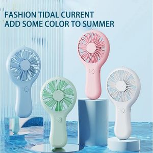 Portable Small USB Handheld Cooler Mini Silent Recargable Desk Bocket Desk Office Electric Stand Fan Commotion Gifts de estudiante YFA1966