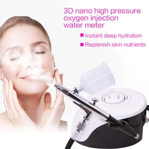 Máquina pulverizadora de masaje de SPA portátil, vaporizador Nano facial, medidor de oxígeno y agua, nebulizador para equipos de belleza Facial, herramientas de cuidado Facial