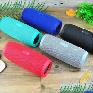 Haut-parleurs portables 2023 Mini Charge 3 Haut-parleur Bluetooth sans fil avec boîte Drop Delivery Electronics Dhmjx