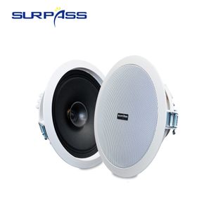 Haut-parleurs portables 6 pouces Plafond anti-poussière Bluetooth compatible Home Surround Sound Haut-parleurs Haut-parleur actif monté au plafond Intérieur 230821