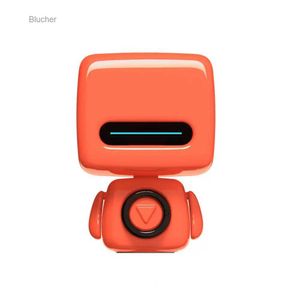 Altavoces portátiles Lindo robot en forma de altavoz portátil Bluetooth inalámbrico de carga música mini altavoz audio playerL2404
