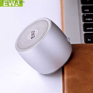 Haut-parleurs portables EWa A103 Haut-parleur portable pour téléphone / tablette / PC Mini haut-parleur Bluetooth sans fil Entrée USB métallique Lecteur MP3 Q230904