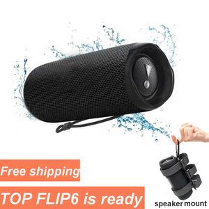 Haut-parleurs portables Flip 6 Bluetooth flip6 Mini support de haut-parleur sans fil support de haut-parleurs portables étanche extérieur avec son puissant basses profondes