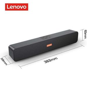 Haut-parleurs portables Lenovo BMS10 Tv Haut-parleur Bluetooth pour bureau à domicile Écouter des chansons et réunion Barre de son sans fil Ordinateur Subwoofer Haut-parleurs Z0317