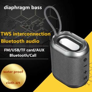Haut-parleurs portables Haut-parleur Bluetooth étanche super longue durée de vie de la batterie grand volume radio extérieure caisson de basses stéréo haut-parleur Bluetooth sans fil Q230904