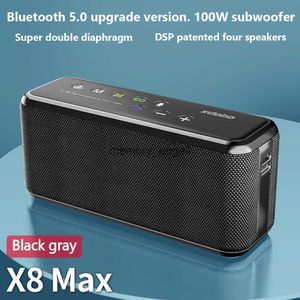 Haut-parleurs portables XDOBO X8 MAX 100W haut-parleur Portable sans fil Bluetooth barre de son BT5.0 batterie externe TWS boîte de son 20000mAh Boombox lecteur Audio HKD230905