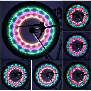 Lumières réfléchissantes portatives imperméables de rayon de vélo de 32 LED pour des accessoires de cyclisme de pneu de roue