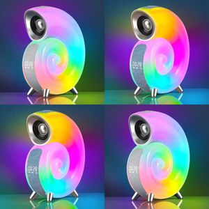 Portable sans fil musique stéréo son caisson de basses ordinateur S ers Bluetooth S er App contrôle LED veilleuse lampe réveil