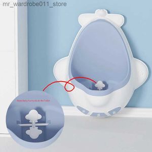 Potties Asientos de bebé Baby Boys Standing Potty Avion Forma Urinarios montados en la pared Entrenamiento de inodoros Partido de orinal Pee orinal vertical Pee infante TOD Q231223