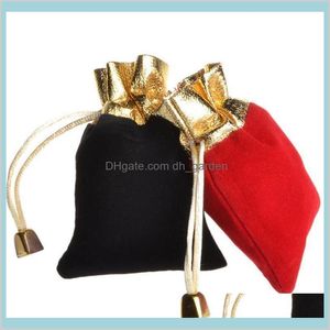 Pochettes d'emballage, livraison directe, bijoux fins rapides, sacs cadeaux en flanelle exquis, colliers, Bracelets, bagues, 42Aoj, 2021