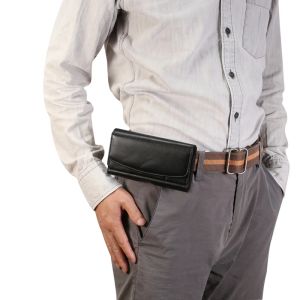 Sachets Universal Waist Packs Fanny Pack Belt Clip Pouche avec porte-cartes Sacs de téléphone portable pour Samsung / iPhone / Xiaomi / Huawei