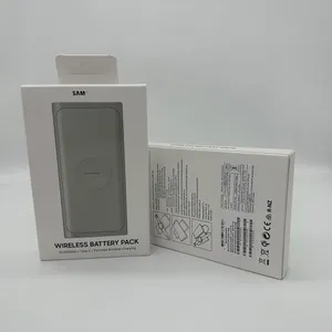 Accione la batería inalámbrica del banco para el tipo-c Powerbank de carga inalámbrico portátil de Samsung 10000mAh