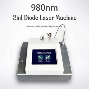Potente máquina de eliminación de arañas vasculares con láser de diodo de 980 nm, fisioterapia, alivio del dolor, tratamiento de hongos en las uñas, equipo de belleza