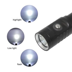 Lampe de poche de plongée à LED puissante XM L2 1000LMS TORCH DE LAMPE DE PLIVE EN SUPPORT EMPRÉPRÉE 50M 18650 XML2