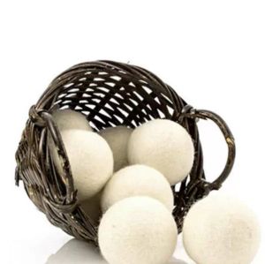 Productos de lavandería prácticos Clean Ball Reutilizable Natural Organic Fabric Suavizante Premium Wool Dryer Balls 1209