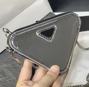 Bolsa de mensajero, bolso cero, bolso triangular, mini bolsos triangulares pequeños, tamaño 13x9x2cm
