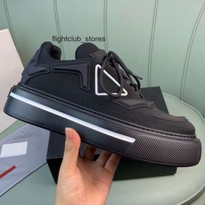 Praddalies pada prd estilo moda negro prd Alta calidad de película gruesa Diseñador para hombre zapatos tejidos tela primavera 7 colores inferiores selección casual volar caminar al aire libre