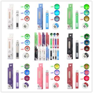 Préchauffez le stylo vape à tension variable UGO-T2 à double port de chargeur pour cigarette électronique rechargeable pour toutes les cartouches épaisses jetables à 510 fils