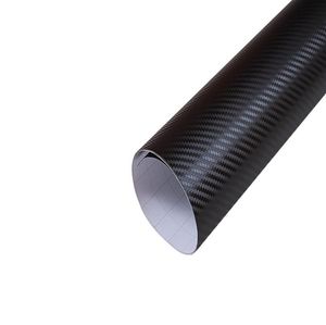 Prime 3D Black Carbon Fiber Vinyl Wrap wrap wraphing Film 018mm épaisseur avec drain d'air Top Quality 152x30Mroll9232675
