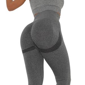 Confortable femmes Sport pantalon taille haute taille ventre Shapewear pour Yoga course Fitness travail élastique Leggings Sauna survêtement