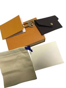 Porte-clés de marque haut de gamme sac en cuir de qualité supérieure classique femme homme porte-clés porte-monnaie petit porte-clés en cuir