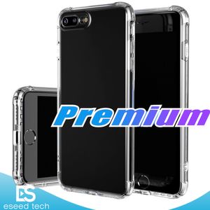 Premium para iPhone 11 PRO X XR XS MAX 8 7 Funda Crystal Clear Tecnología de absorción de impactos Funda protectora de TPU suave para Samsung S10 Note 10