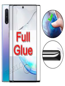 Premio Full AB Glue 3D Curred Screen Protector Film Glass Adhesivo completo para Samsung S23 Ultra S22 5G S21 Ultra S20 S10 P1917522