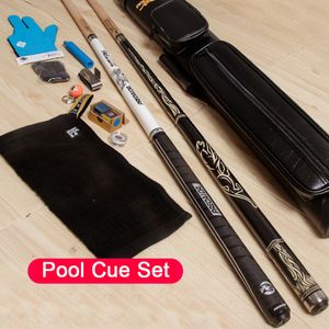 PREOAIDR PIGLO CUE Stick 12.75 mm 11.5 mm Break Cue Jump Set con accesorios de billar