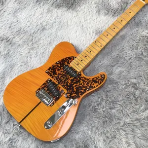 Príncipe HS Ande.son Guitarra eléctrica Cat Mad Amber Burn Flame Maple Cuerpo F/S