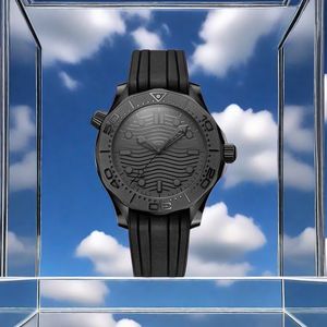 Reloj de pareja impreso Reloj de regalo para hombre Reloj mecánico de lujo montre Homeme Correa de silicona de acero inoxidable de 41 mm Reloj de moda para hombre de zafiro resistente al agua